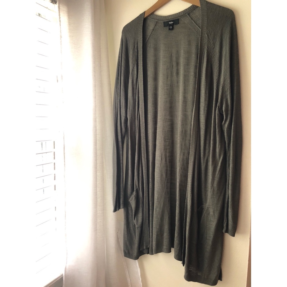 Olive Green Cardigan